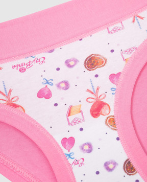 RiminiVeste Emy Bimba baby pink panties with print B2839