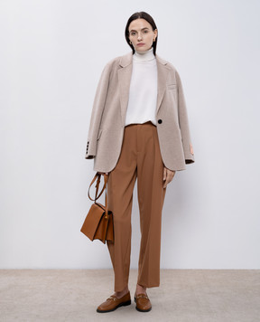 Solotre White wool sweater M3S0049S