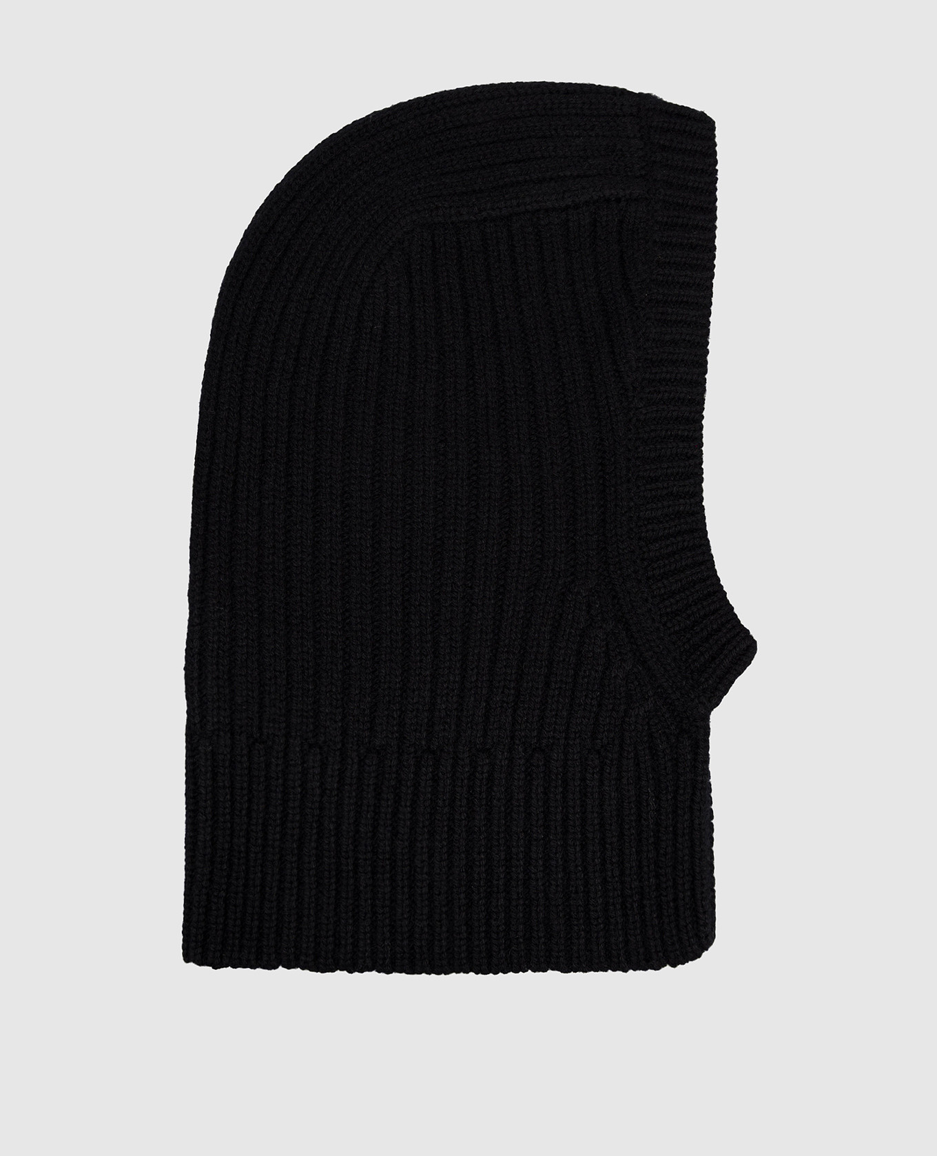 Black cashmere hood Allude