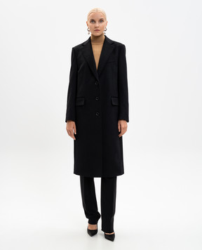 Dolce&Gabbana Black coat with wool and cashmere F0W3ATGDDC1
