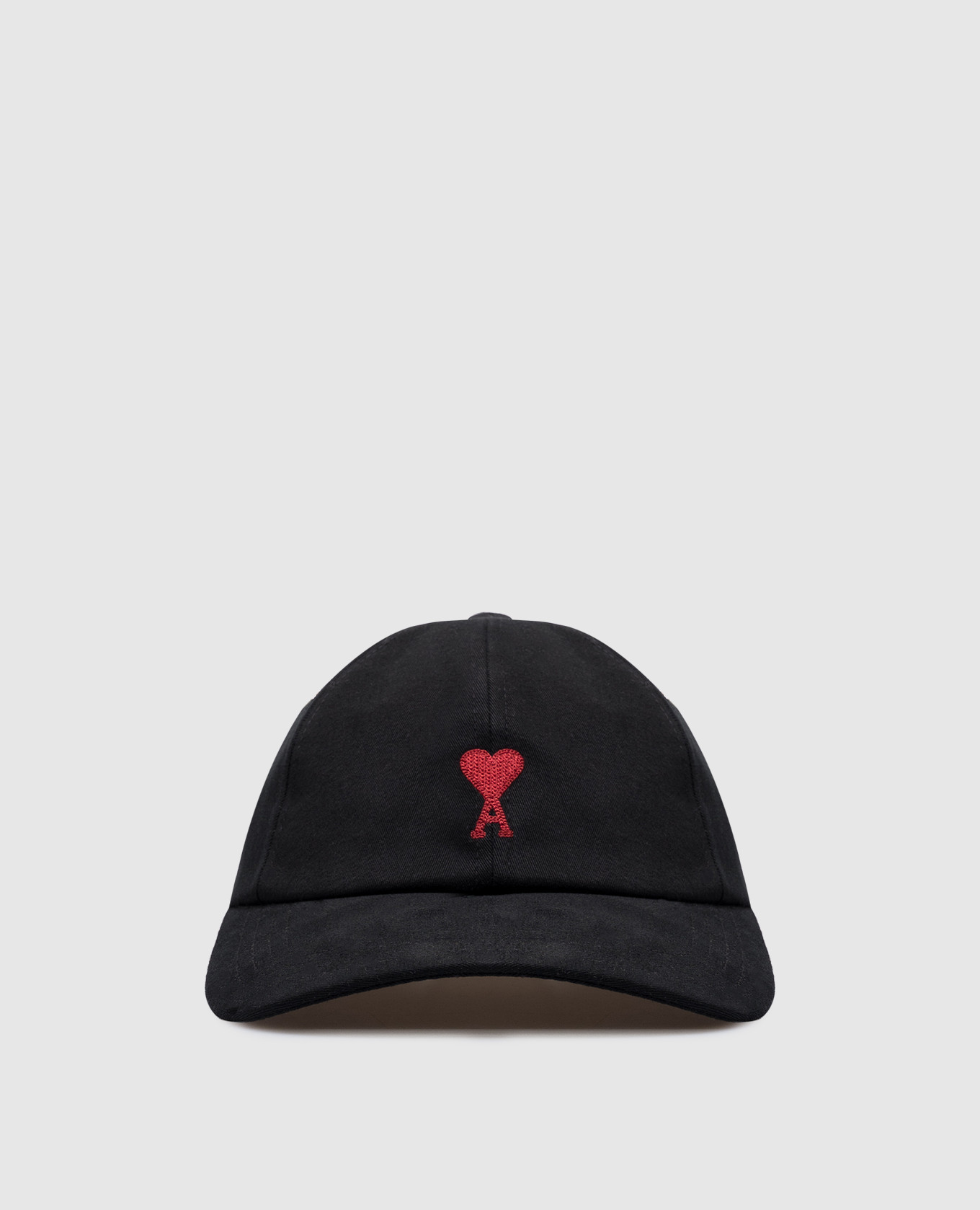 

Black cap with contrasting Ami de Coeur emblem embroidery Ami Paris