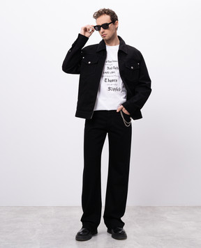 Alexander McQueen Black denim jacket 809778QYAAC