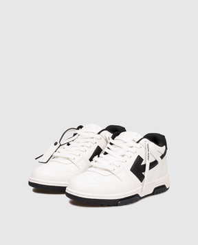 Off-White Out Of Office white leather sneakers with logo M189C9L019