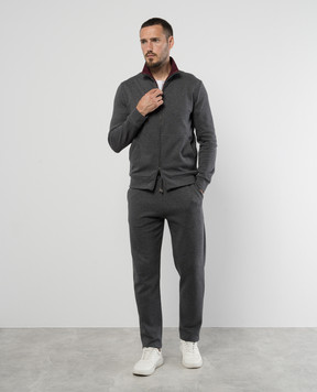 Canali Gray sweatpants MJ02137T0855