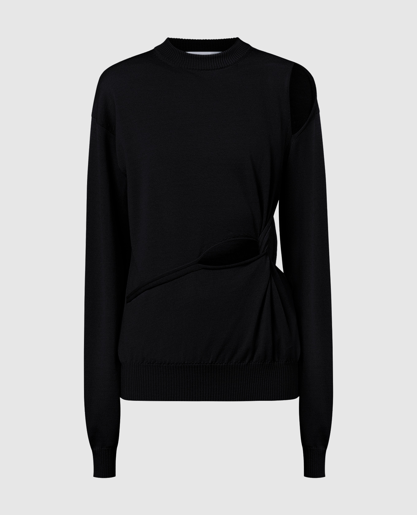 Black Holiday longsleeve made of wool Max Mara Sportmax