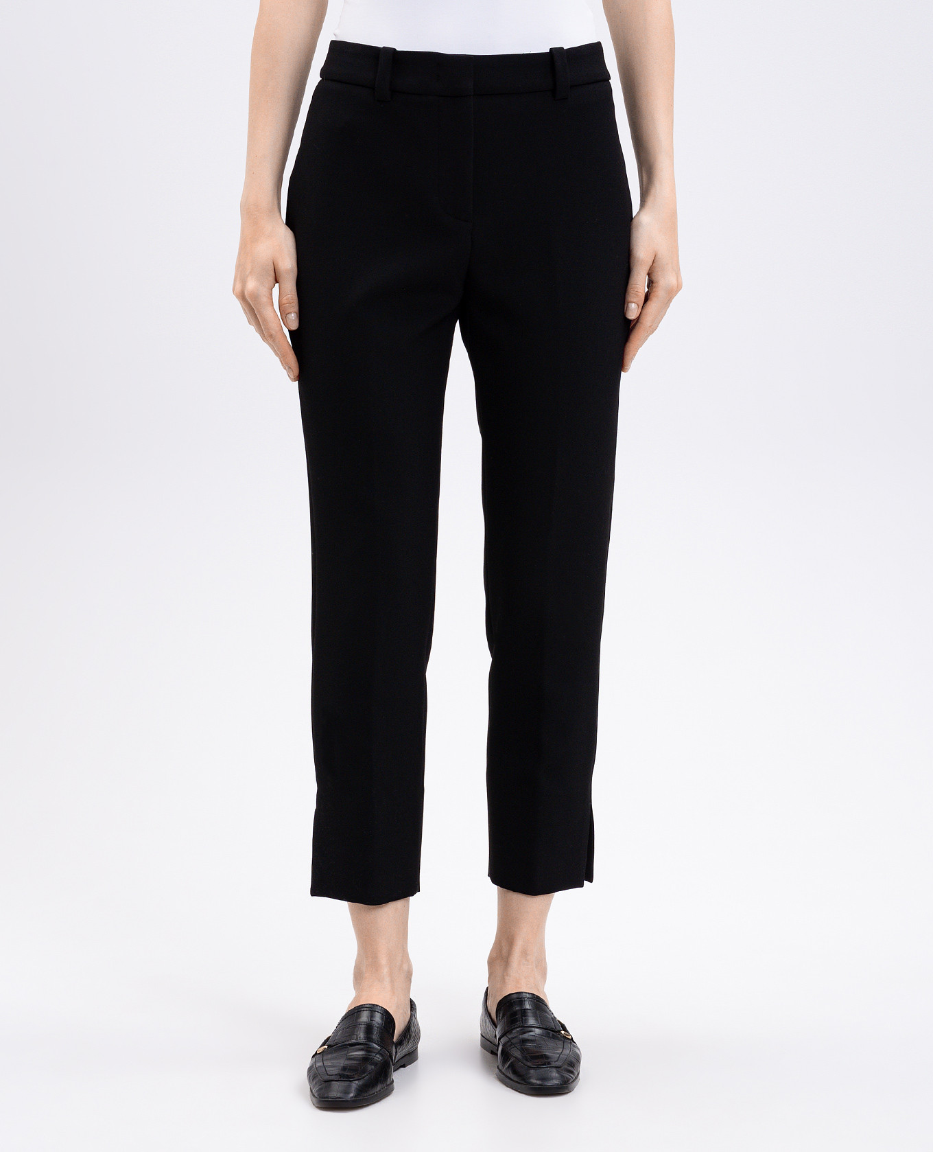 

Black pants with slits Peserico