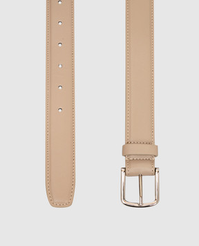 Babe Pay Pls Beige leather belt 0C003