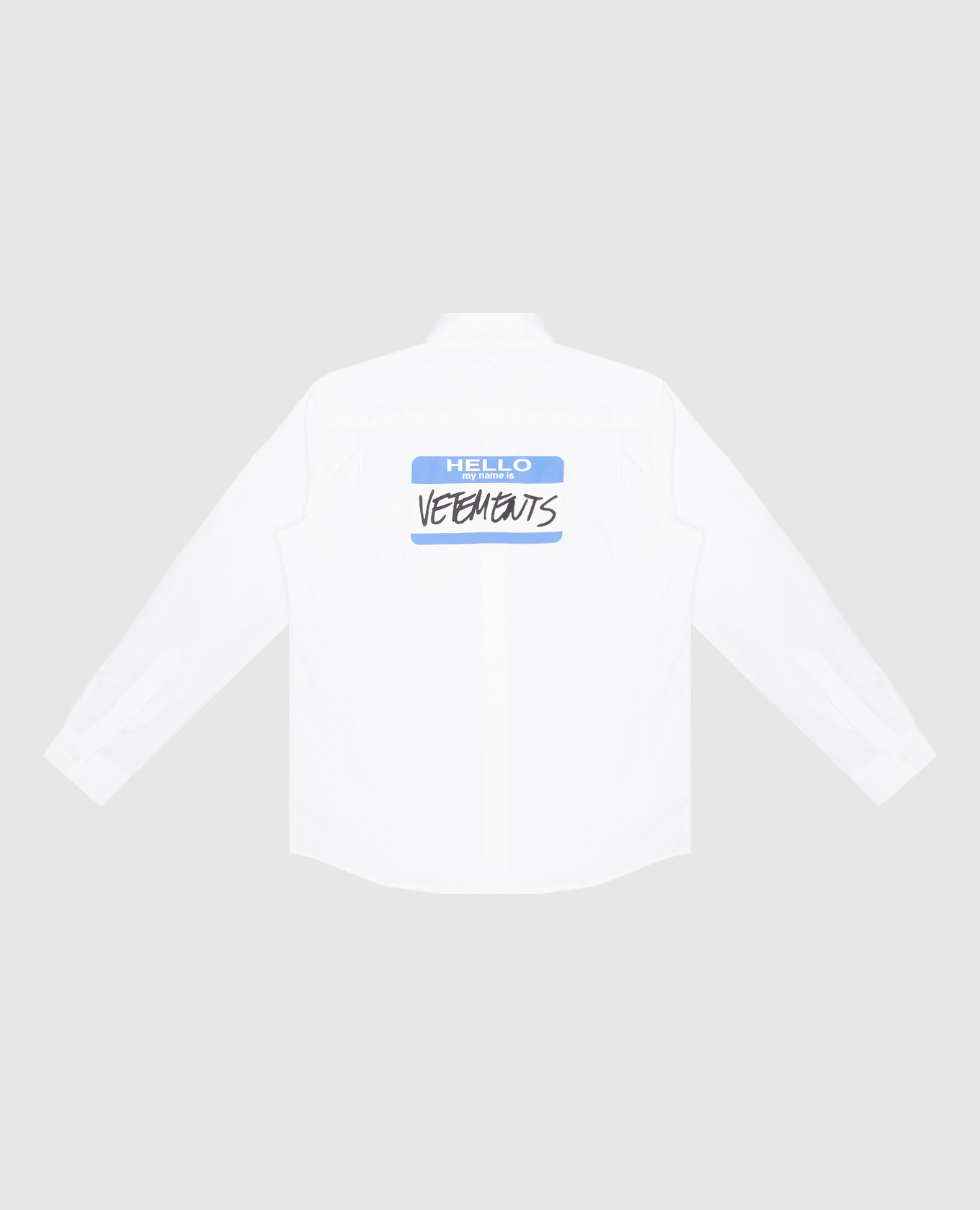

Children's white shirt with logo print Vetements