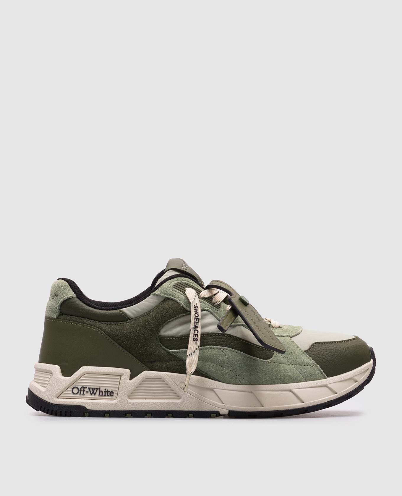 

Green Kick Off combo sneakers Off-White