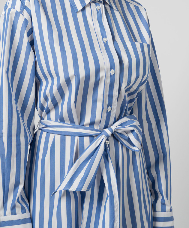 Max Mara Weekend - FALASCO blue striped shirt dress FALASCO