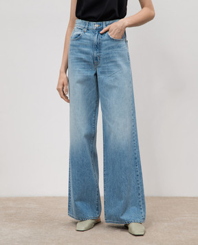 SLVRLAKE Blue high-rise EVA jeans with a distressed effect EVAJ707SHDTF