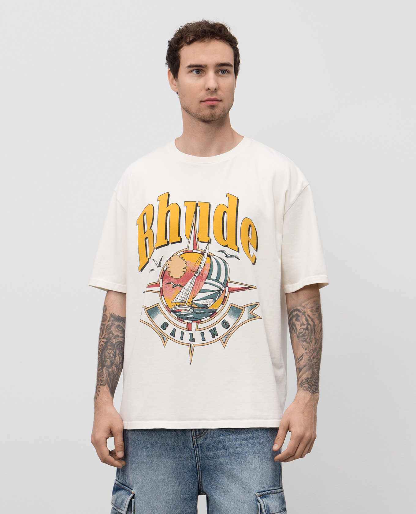 

White T-shirt Port De Rhude Rhude