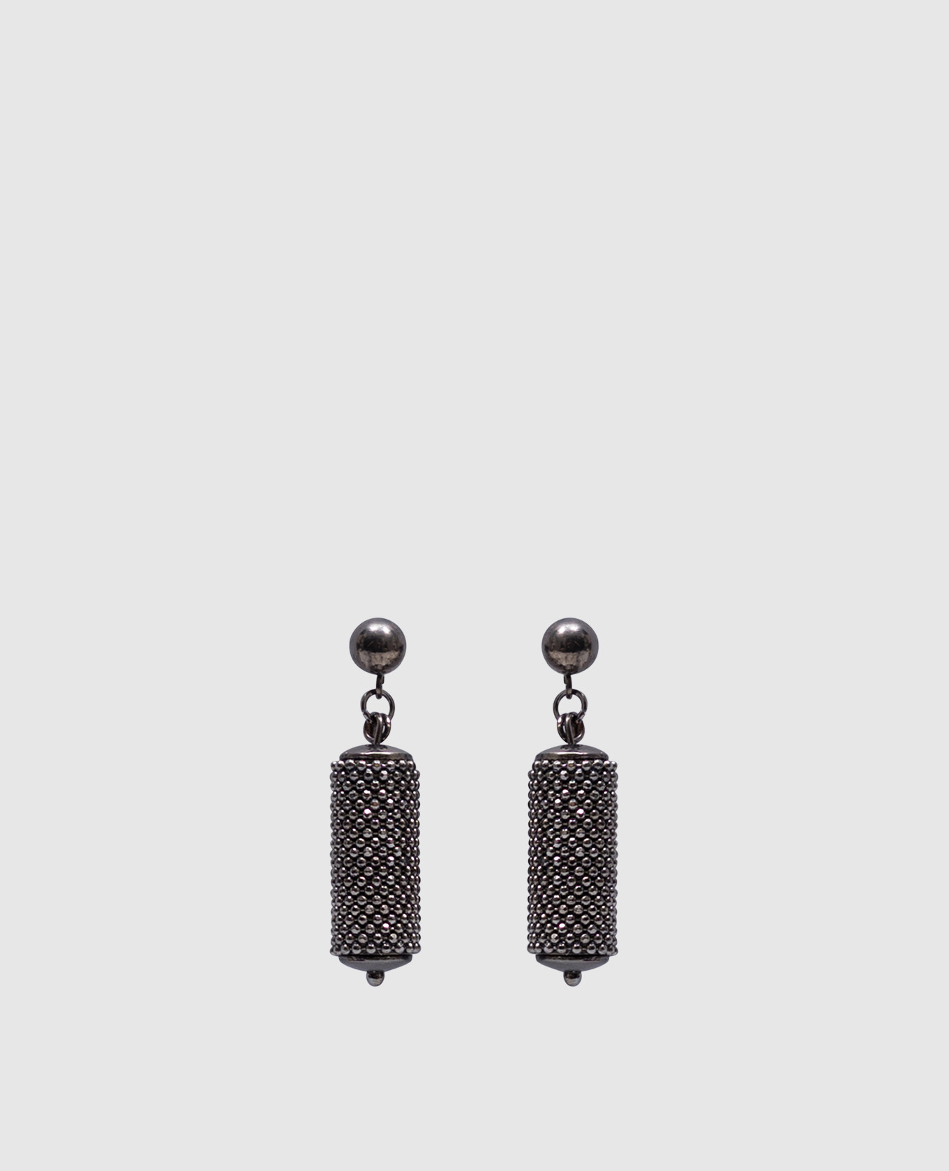 

Gray earrings with a monil chain Peserico, Grey