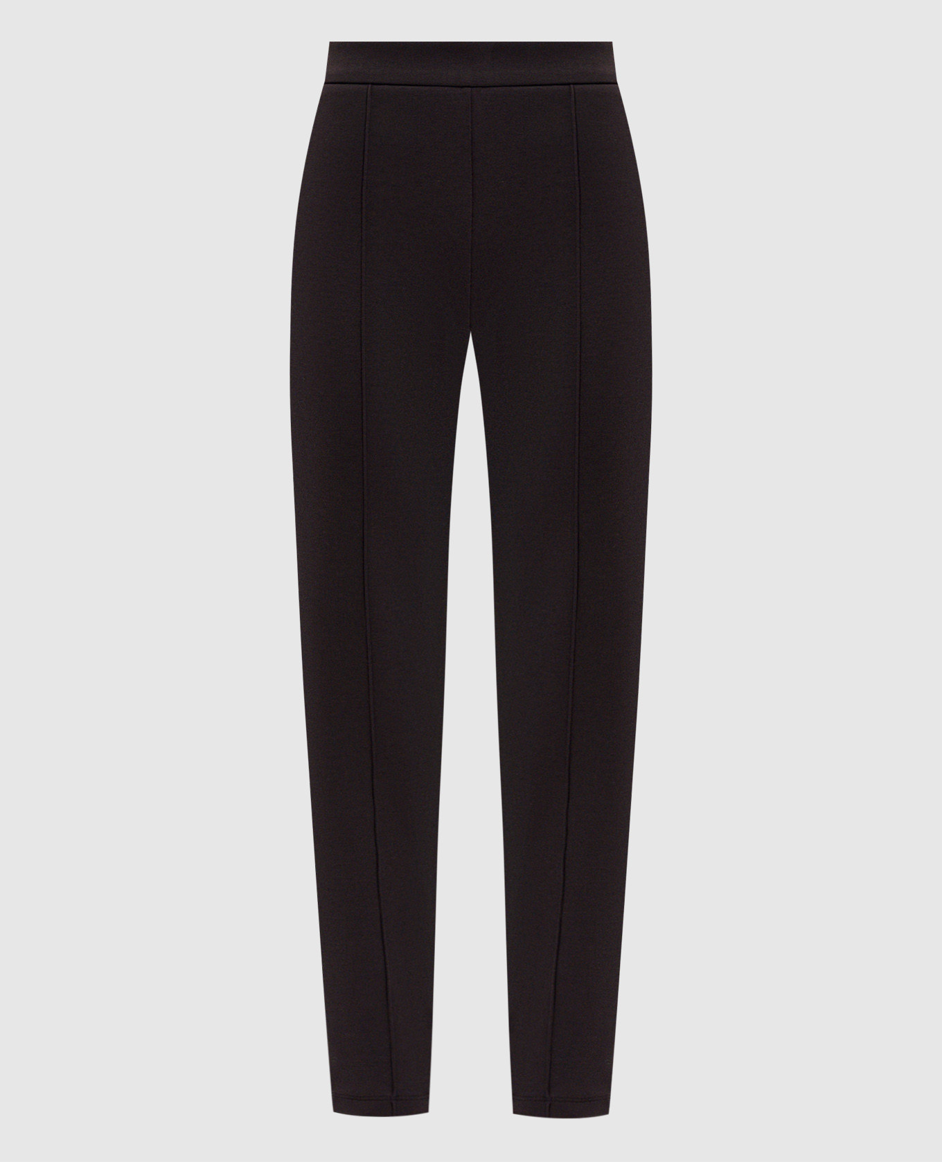 Brown sweatpants with logo Twinset