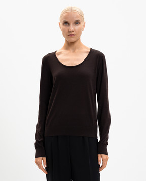 Dolce&Gabbana Brown cashmere jumper FXXAFZJBW0P