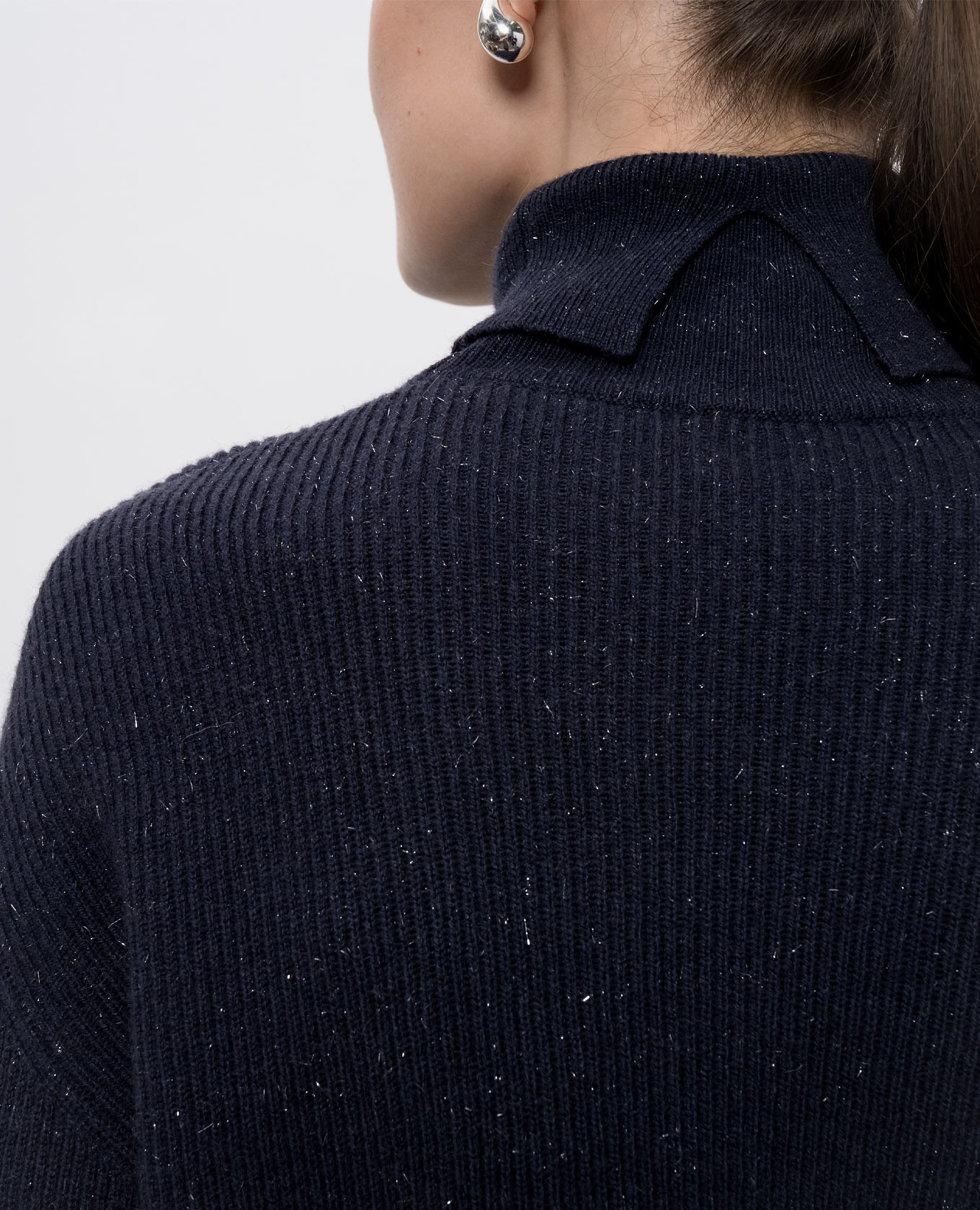 

Blue sweater with wool and silk Peserico