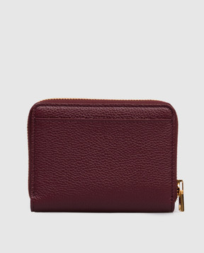 Tom Ford Burgundy leather wallet with monogram logo S0524LCL095G