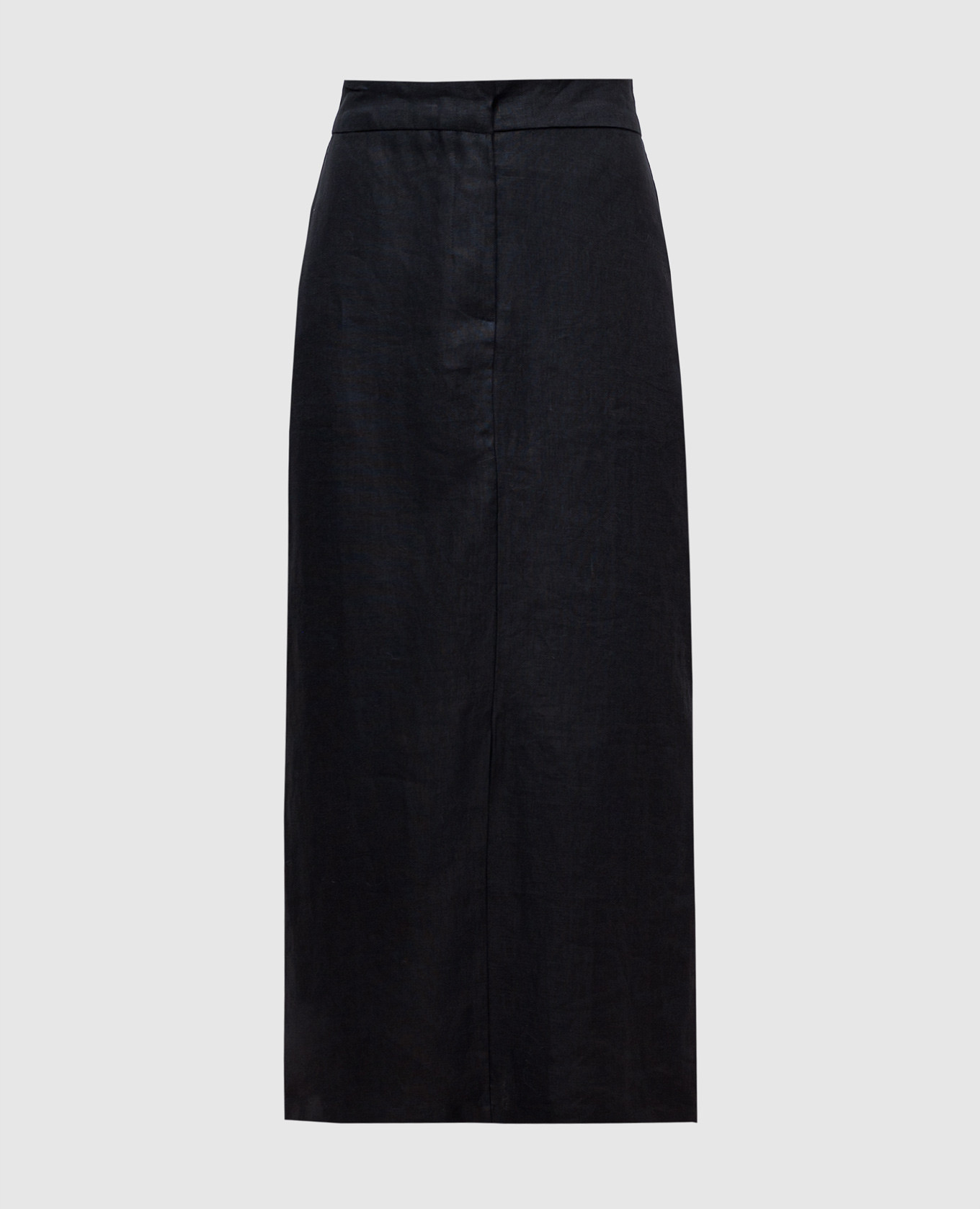 

Black Nelli midi skirt made of linen Faithfull
