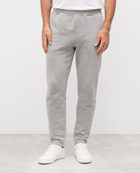 Trussardi Grey sweatpants with logo P8018500063NMP355F01