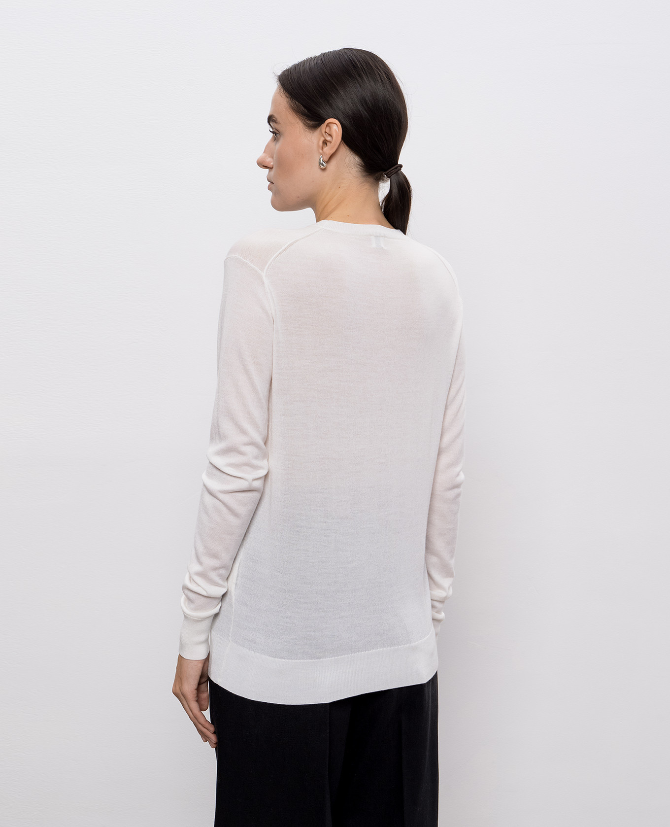 

White wool and silk jumper Toteme