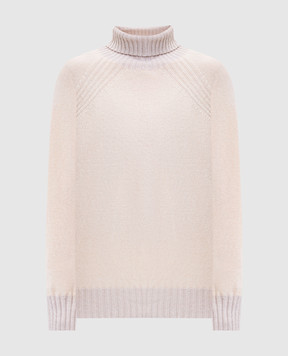 Twinset Beige wool and cashmere sweater with lurex 252TP3582