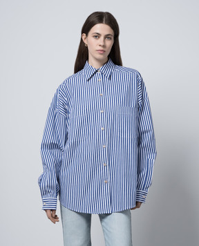 Ballantyne Blue striped shirt BLH138RCTA5