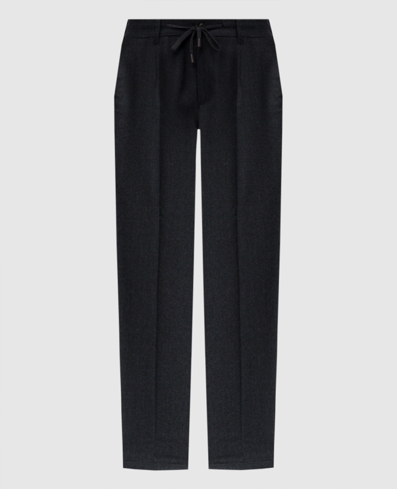 Gray wool pants CAPOBIANCO