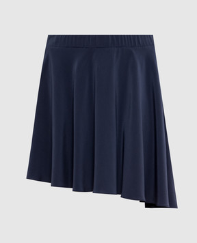 Brunello Cucinelli Blue silk mini skirt M0F51G2243