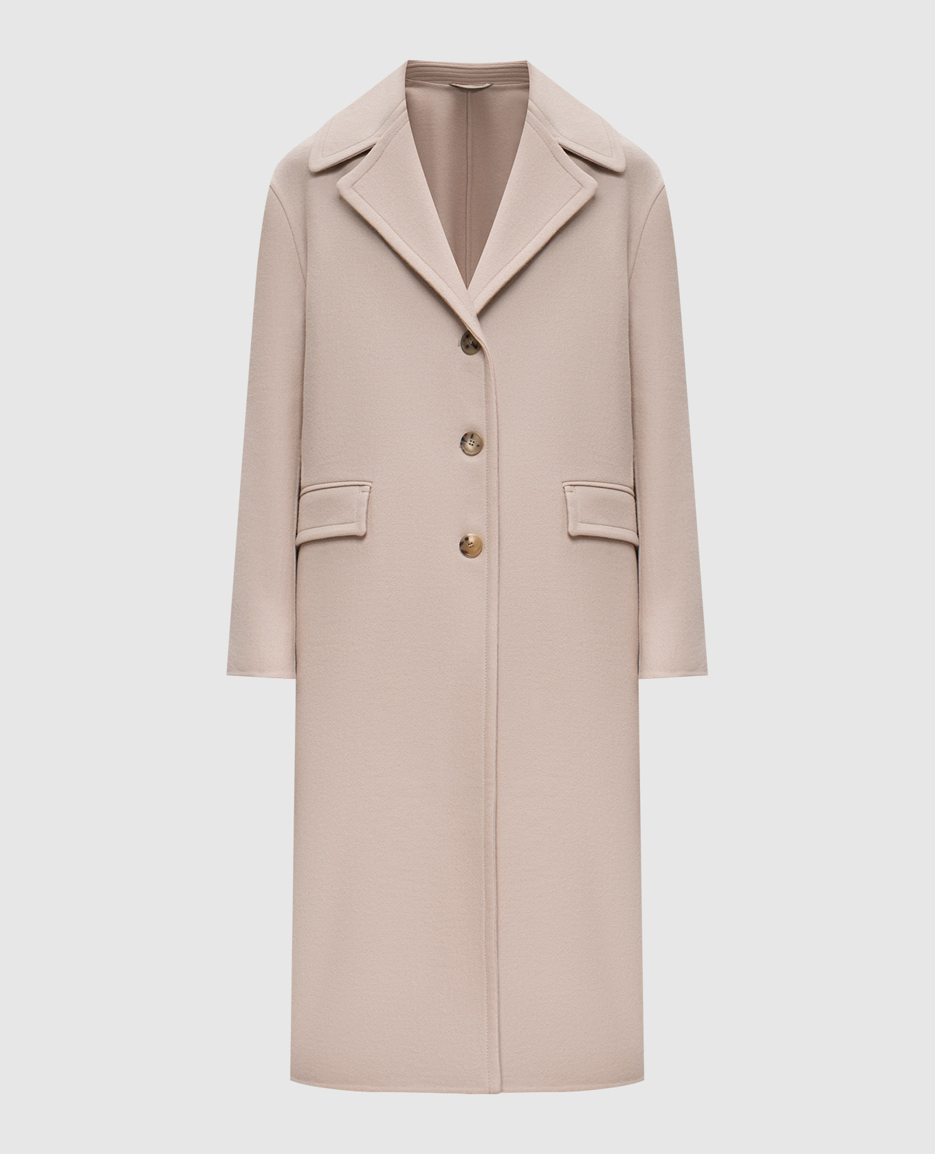 

Beige coat made of wool Ermanno Scervino