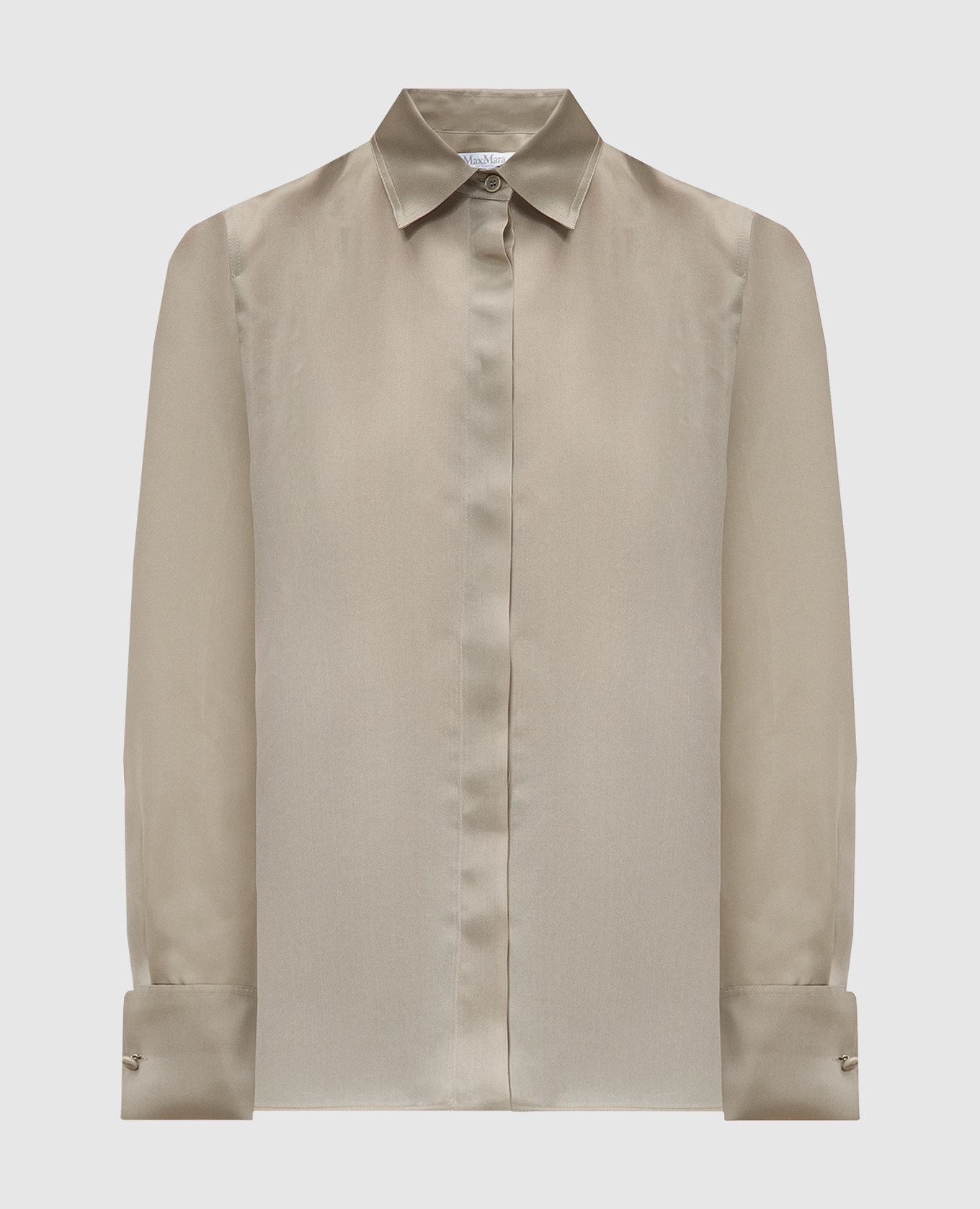 

Khaki silk NOLA blouse Max Mara, Хаки