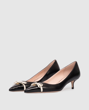 Valentino Bepointy black leather shoes 6W2S0LQ0DAL