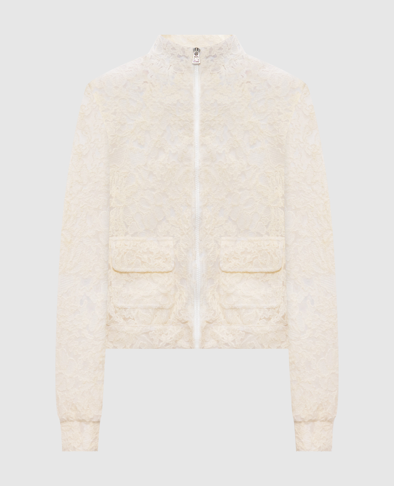 

White cardigan with floral embroidery Ermanno Scervino Life
