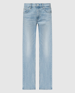 Helmut Lang Blue jeans with a distressed effect O01DW203