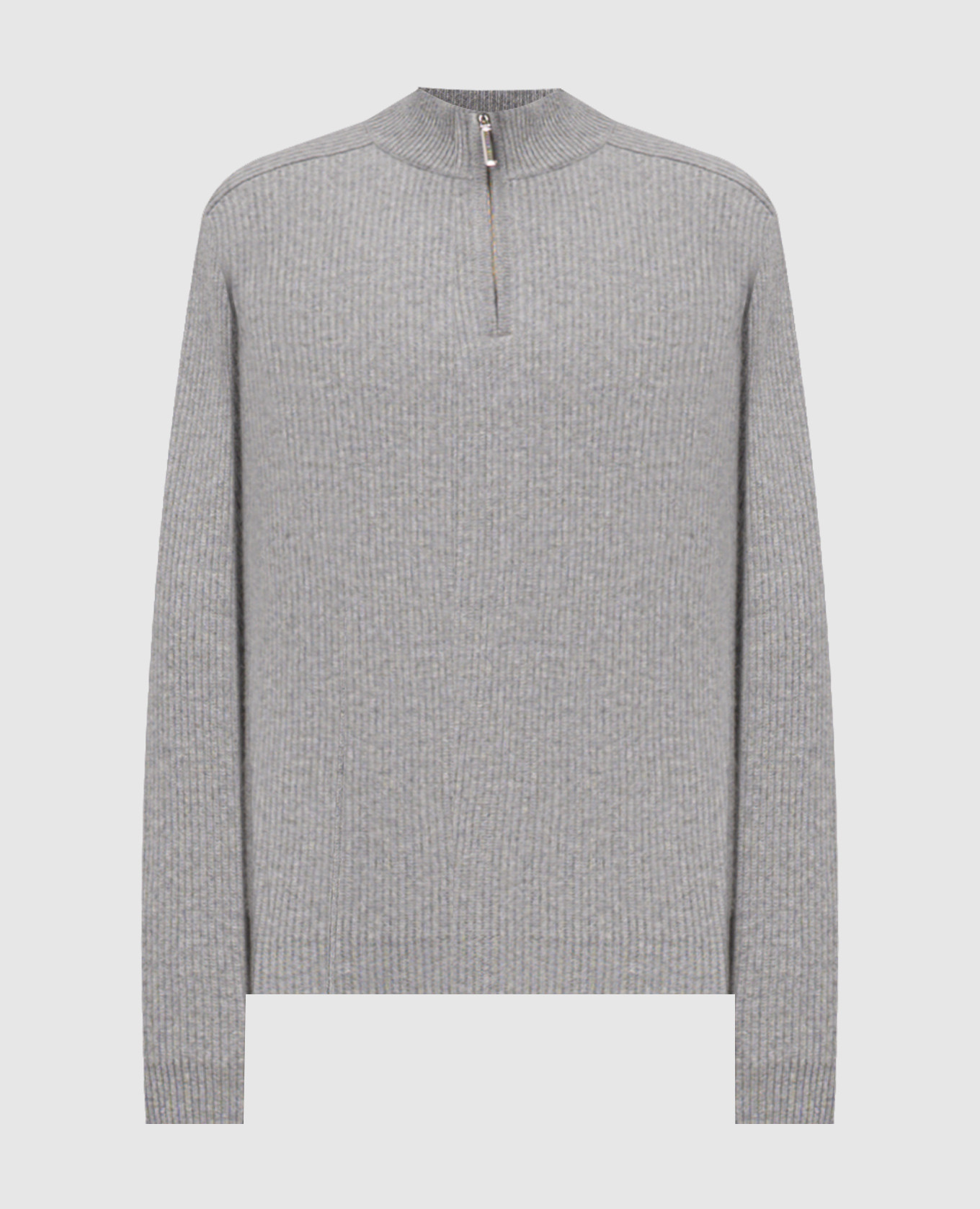 Gray cashmere sweater Stefano Ricci