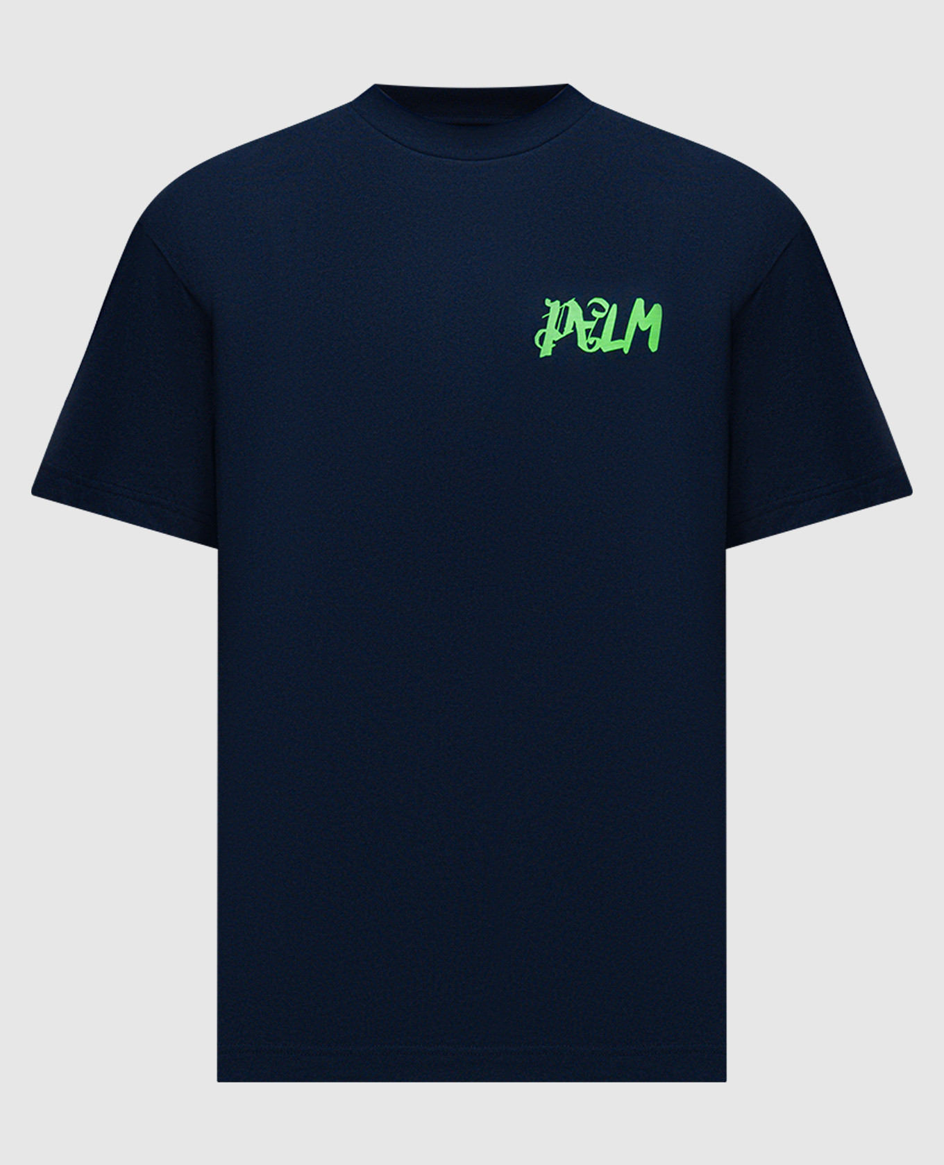 

Blue t-shirt with I Am Lost logo print Palm Angels