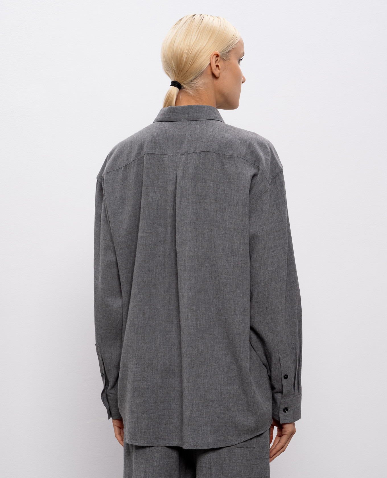 

Gray shirt with wool Toteme, Grey
