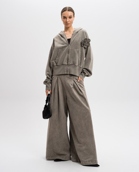 Giuseppe Di Morabito Milano Gray sweatpants with logo 03PFPA10803313