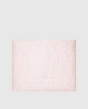 Blumarine Pink Note bedspread with Swarovski crystals H0000210027