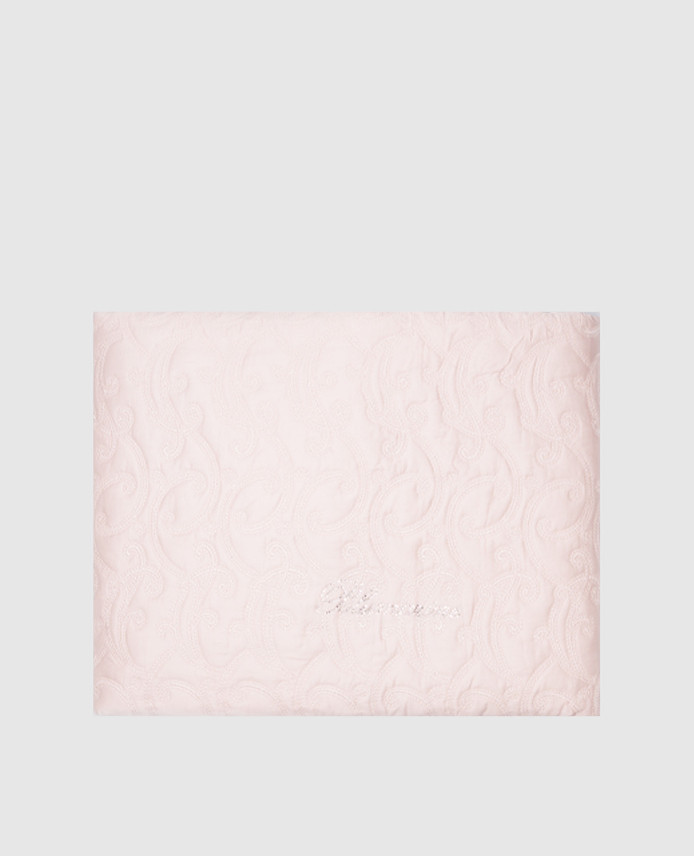 

Pink Note bedspread with Swarovski crystals Blumarine