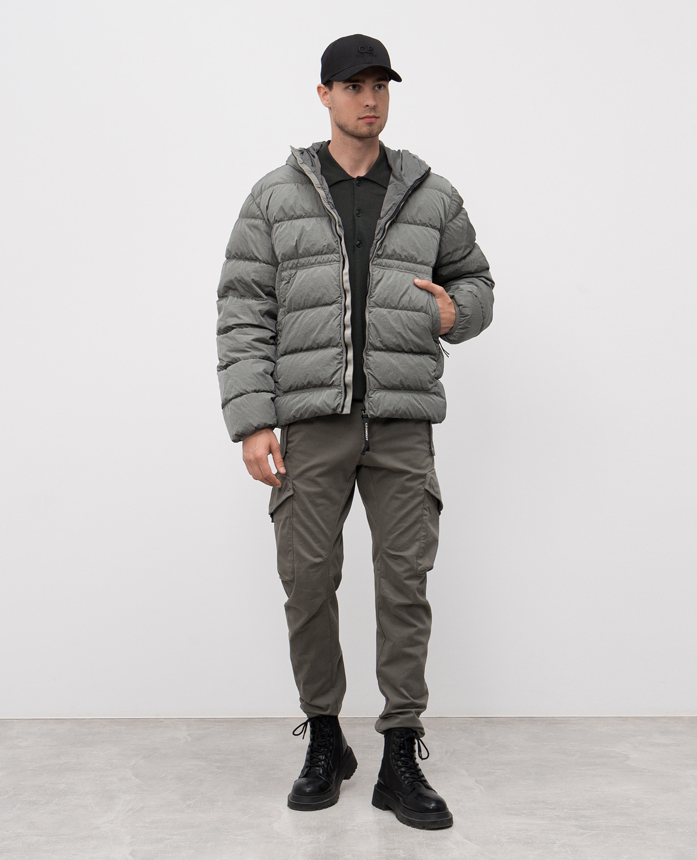 

Green polo with wool C.P. Company