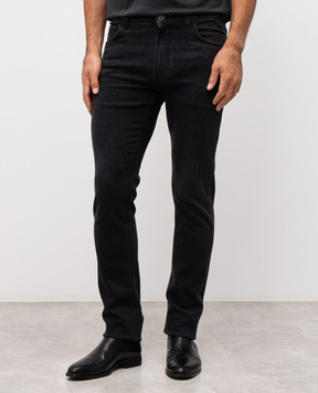 Stefano Ricci Grey slim jeans with logo MST53B1141T00709