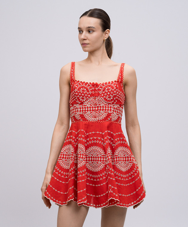 open lace back dress Charo Ruiz Long Dress Solace
