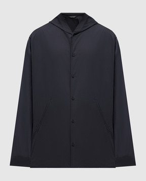 Balenciaga Black hooded shirt 814125TNM60