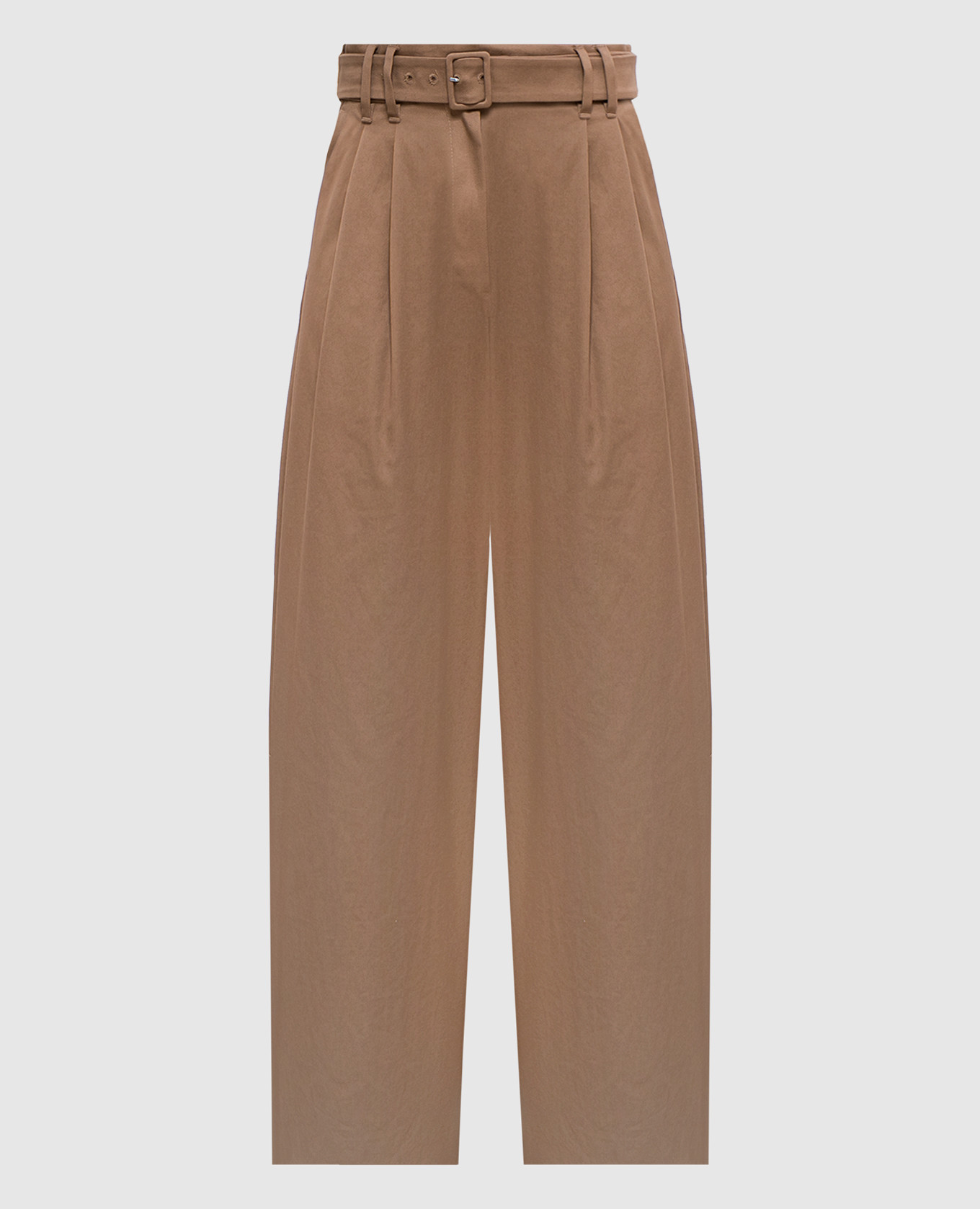 Max Mara DINA brown pants with a belt