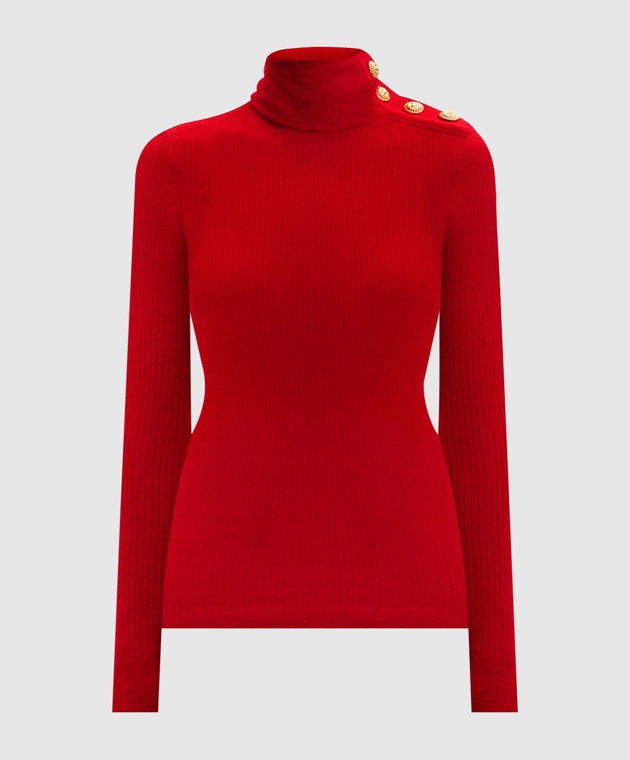 Balmain Red golf with wool DF0KF080KH25
