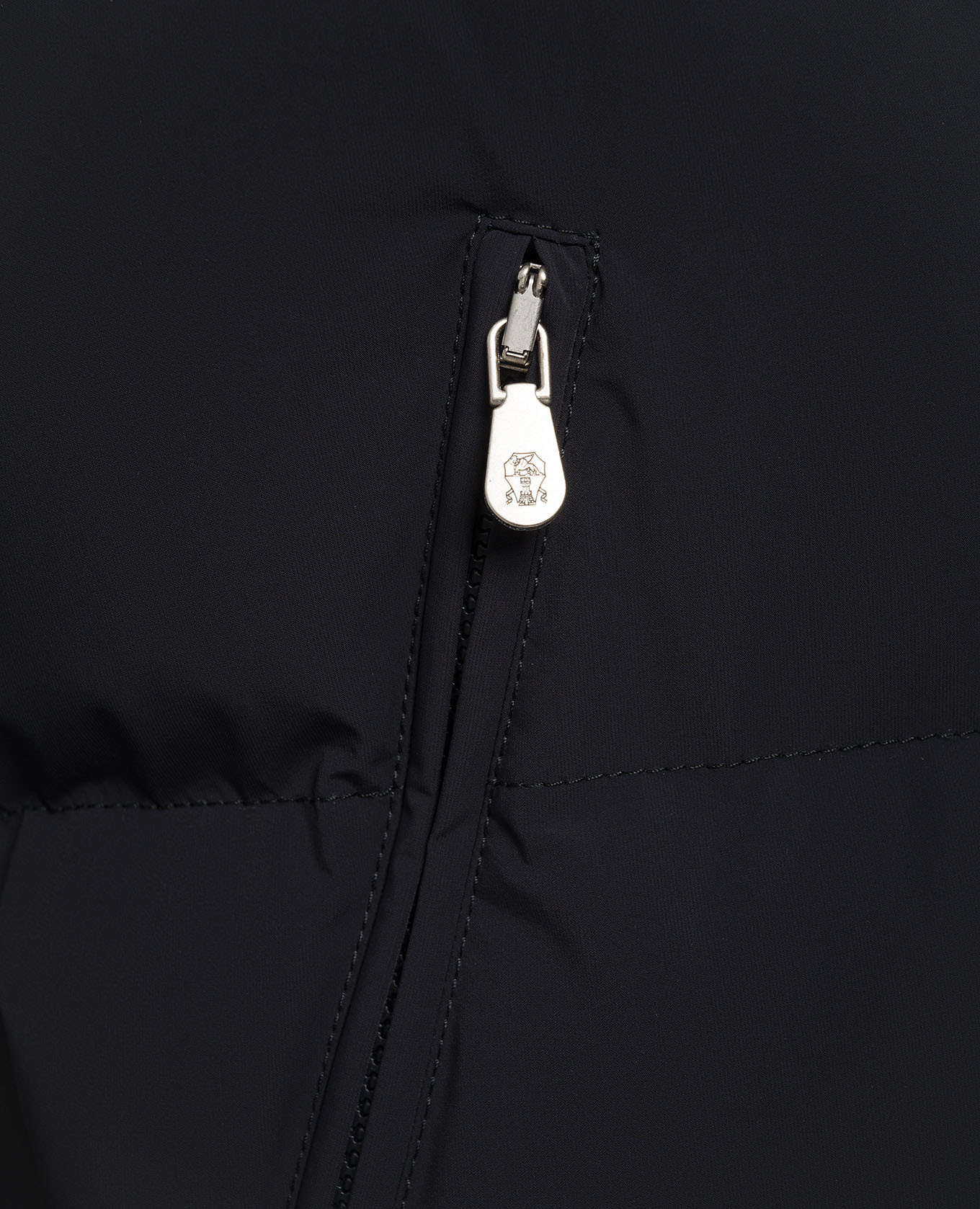 

Blue quilted down jacket Brunello Cucinelli