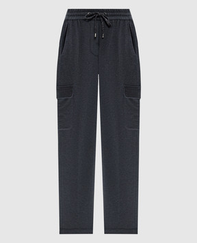 Peserico Gray cargo pants P04890J002347