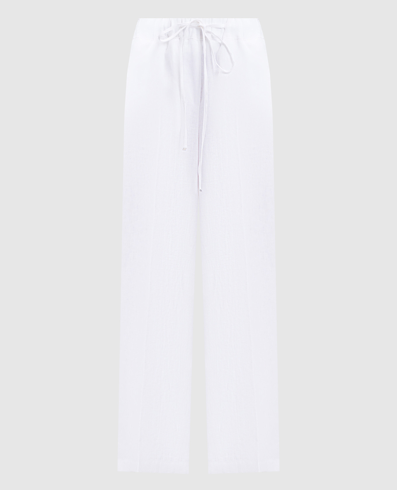 White linen pants