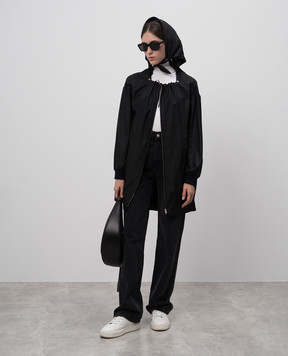 Agnona Black silk jacket U4054H314OX