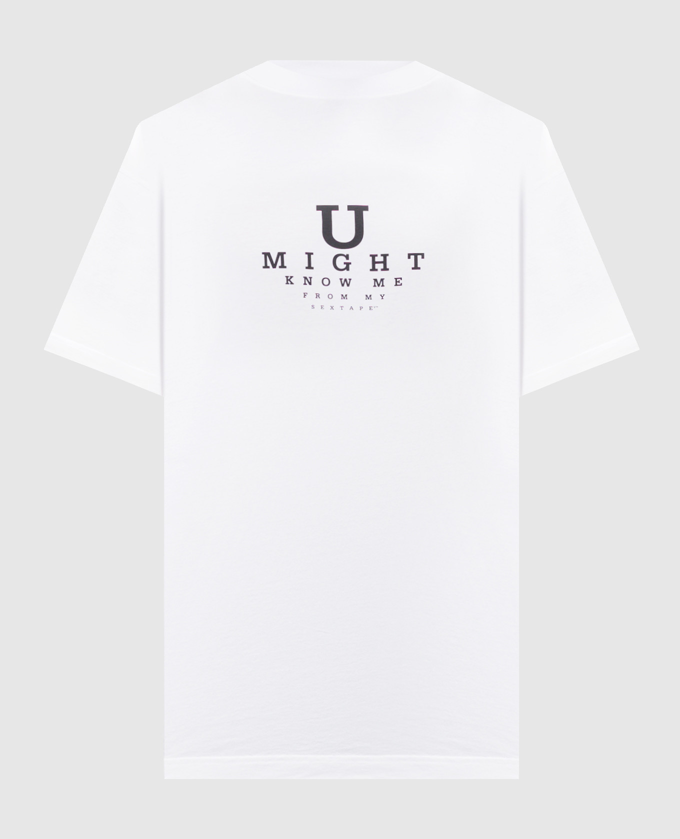 

White t-shirt with a print Vetements